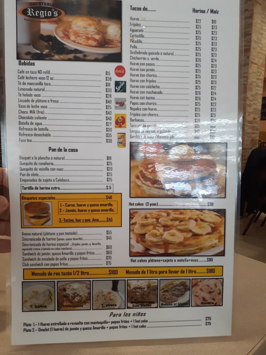 Cafetería Regio's Menu - Image 3