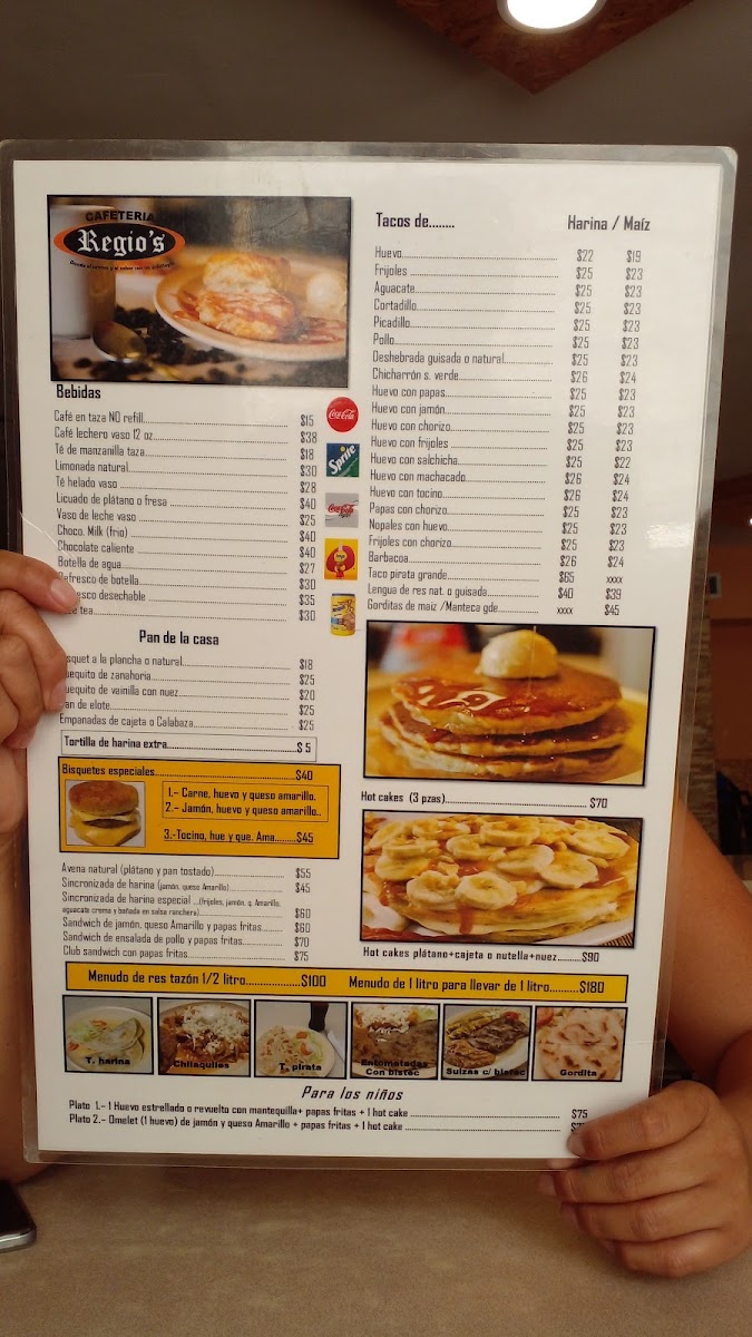Cafetería Regio's Menu - Image 5